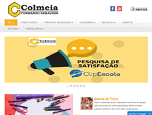 Tablet Screenshot of escolacolmeia.com.br